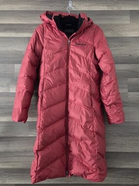 Marmot Montreaux Women's Long Down Puffy Coat, Size Small